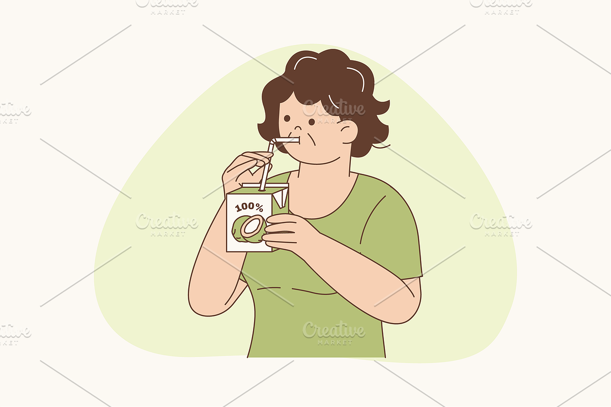 Coconut & Us Illustration, an Object Graphic by Jump Studio (Photo 8 of 12)