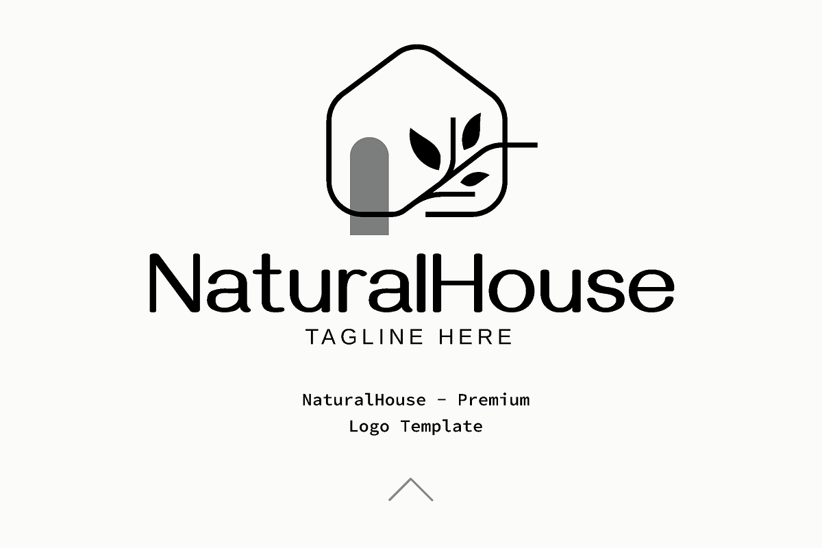 NaturalHouse - Premium Logo Template, a Branding & Logo Template by Minimalist Logos (Photo 1 of 7)