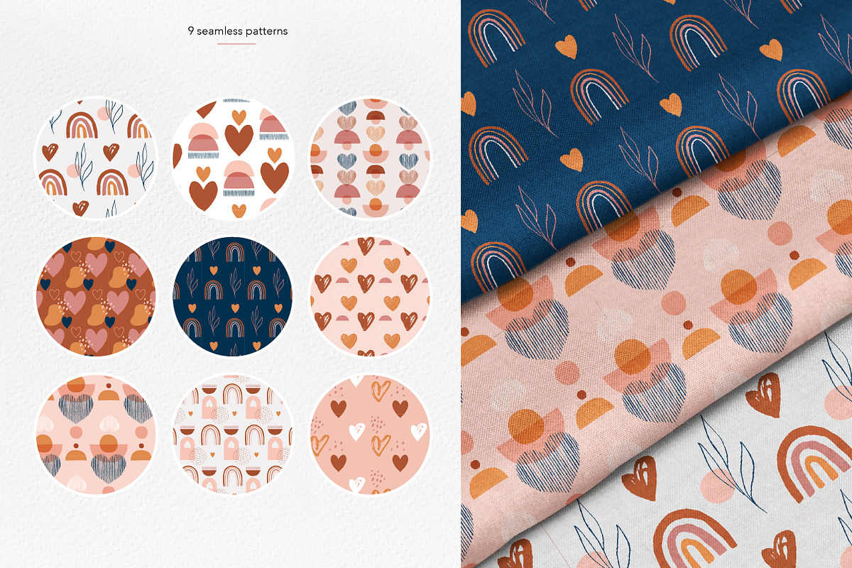 Boho Valentine's day, a Decorative Illustration by Marish (Photo 8 of 9)