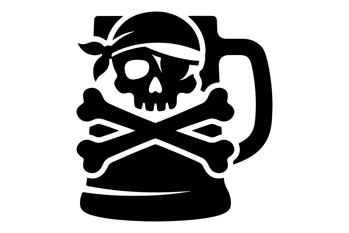 Pirate Skull Vector Icon, an Object Graphic by Gfx_Store (Photo 9 of 14)
