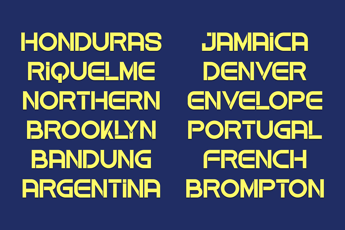 Powery - Sporty Display Font, a Sans Serif Font by StringLabs (Photo 7 of 8)