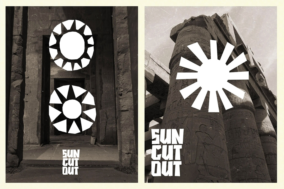 Sun Cut Out Vector Pack, a Solid Icon by Tekuni (Photo 2 of 10)