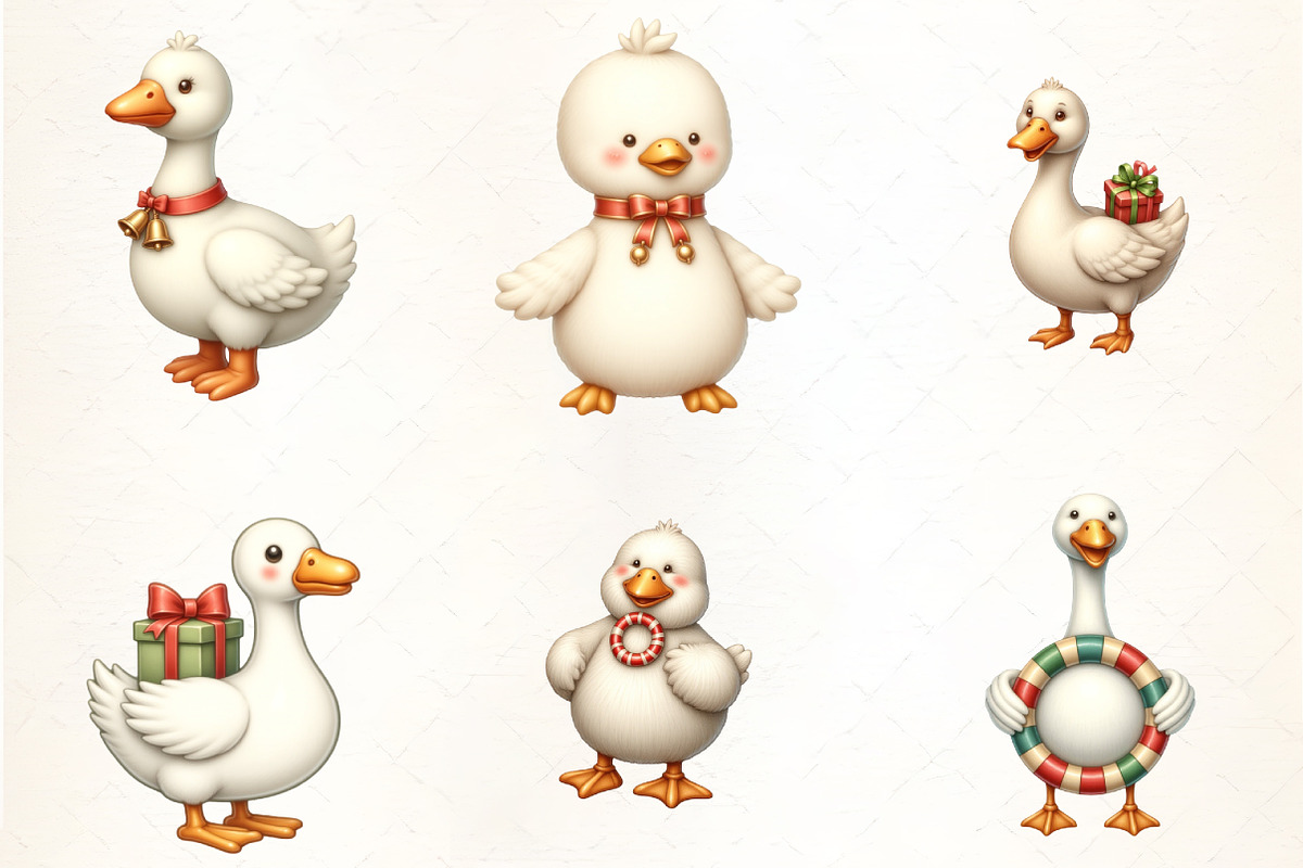 Just a Jolly Goose,Christmas Goose P, an Illustration by CrexoraLab (Photo 4 of 5)