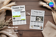 20 Newspaper template bundle, a Magazine Template by ZoloDesignHub (Thumbnail 4 of 9)