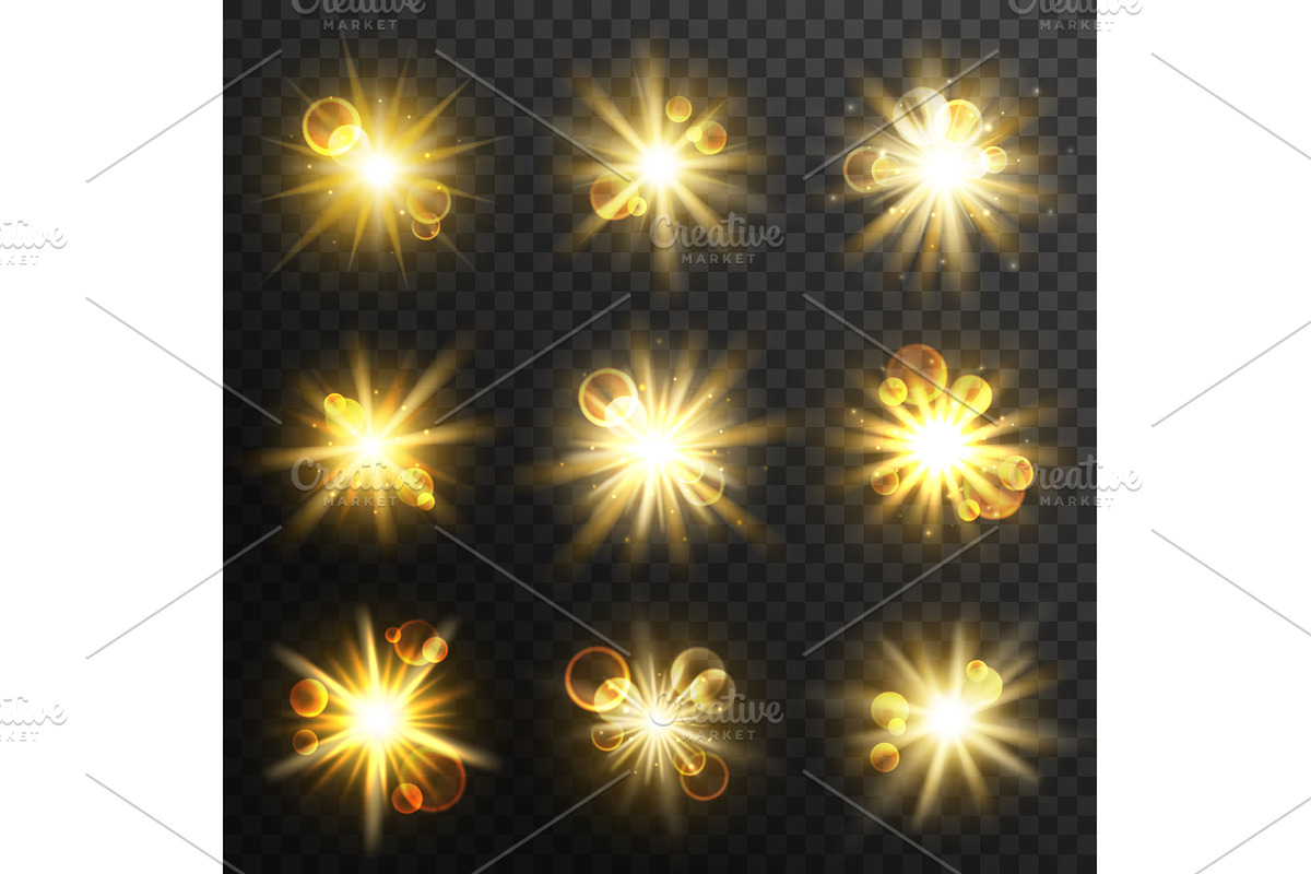 Sun light, burst and explosion, an Object Illustration by Vector Tradition