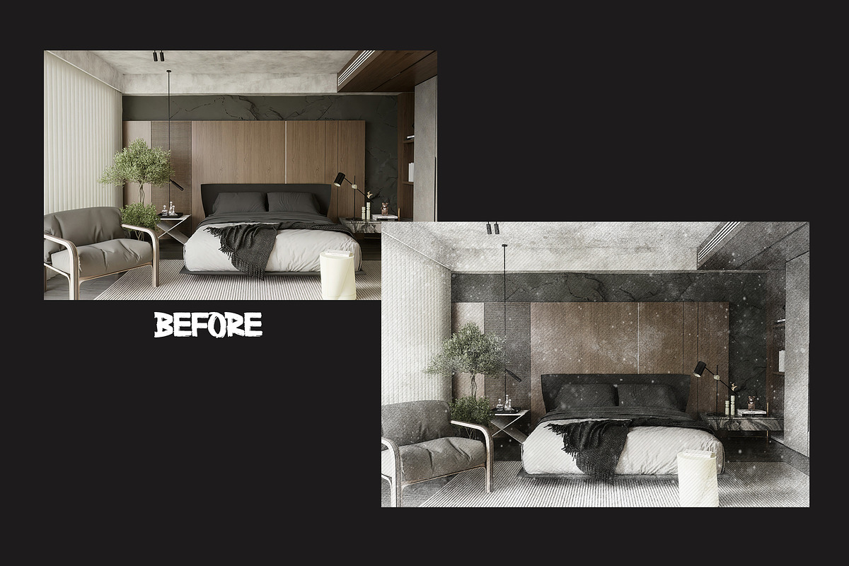 Colored Pencil Photoshop Template, a Layer Style Add-On by 3d_model_tifotizi (Photo 2 of 3)