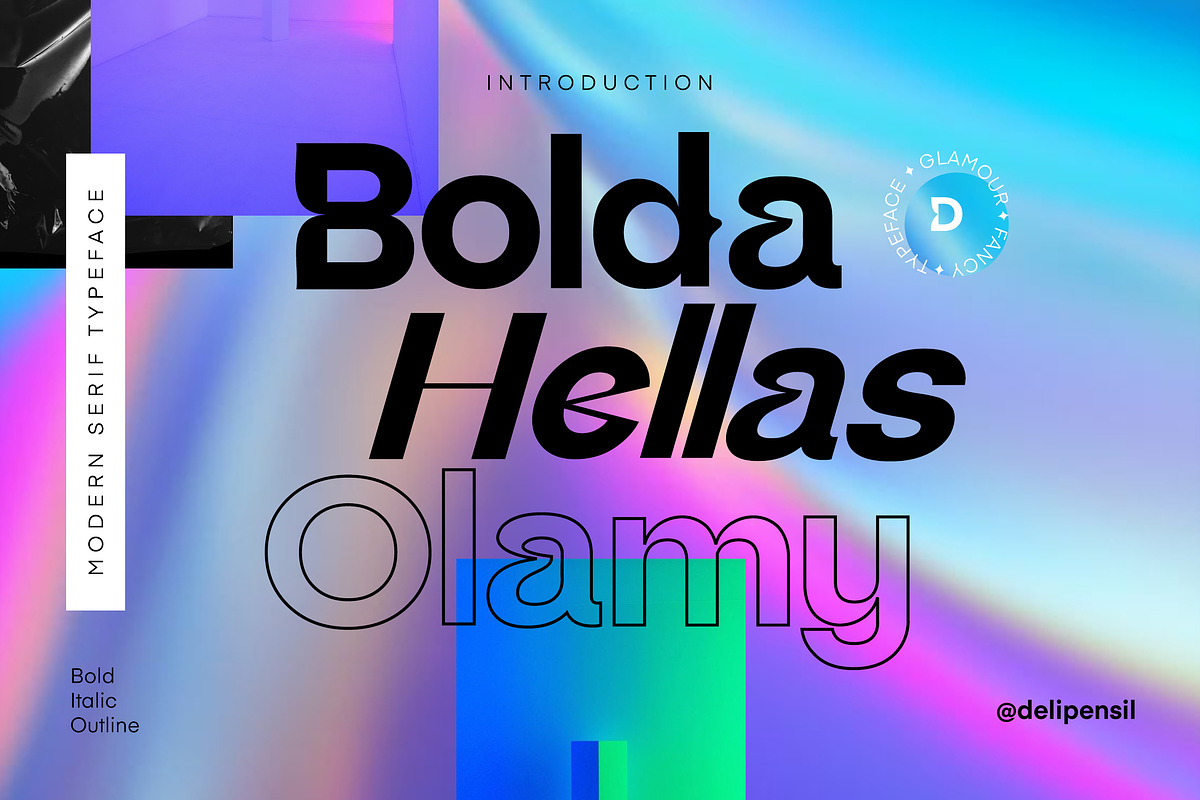 Coldag Modern Serif Font, a Serif Font by delipensil (Photo 1 of 9)