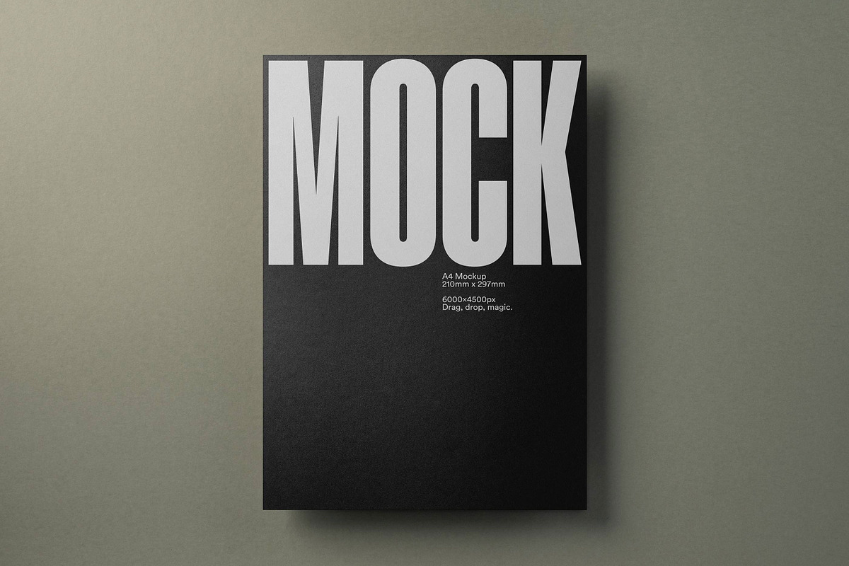 Poster Mockup / Letterhead Mockup, a Product Mockup by MockMock Mockups (Photo 4 of 4)