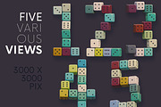 Dice - PNG Alphabet, an Object Graphic by MIIM (Thumbnail 3 of 4)