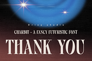 Charbit – Fancy Futuristic Font, a Serif Font by Drizy (Thumbnail 8 of 8)