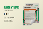 Tunes & Treats - Letterhead Template, a Print Template by StreaksideStd (Thumbnail 3 of 3)