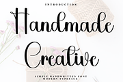 Handmade Creative, a Handwritten Font by FreshTypeINK (Thumbnail 1 of 8)