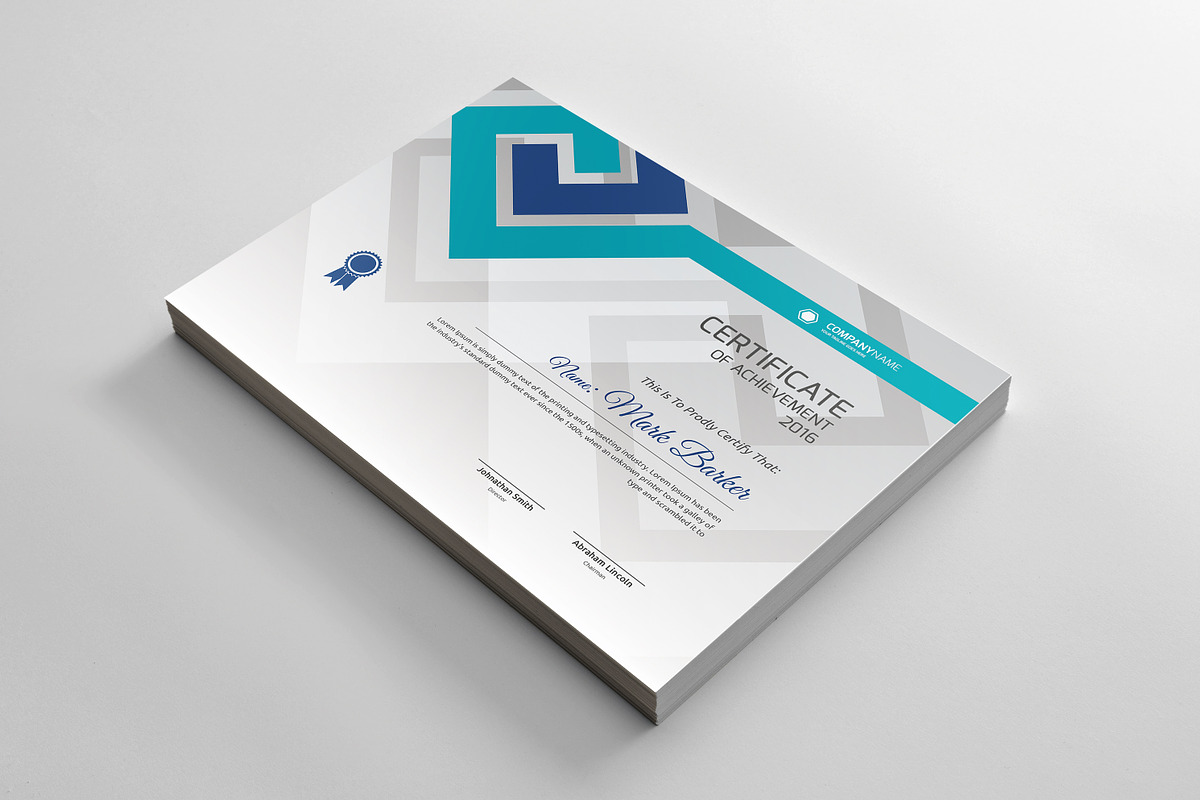 Certificate Word | PSD | AI, a Stationery Template by Curve Design (Photo 2 of 3)