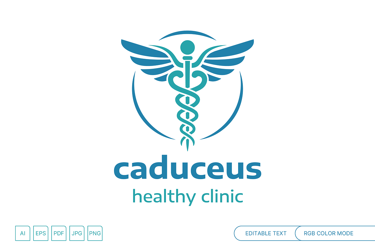 Caduceus Clinic Logo, a Branding & Logo Template by muhisya (Photo 2 of 2)