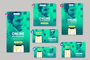 OnLine Course Banner Set, a Templates & Theme by McLittle Stock (Thumbnail 1 of 4)
