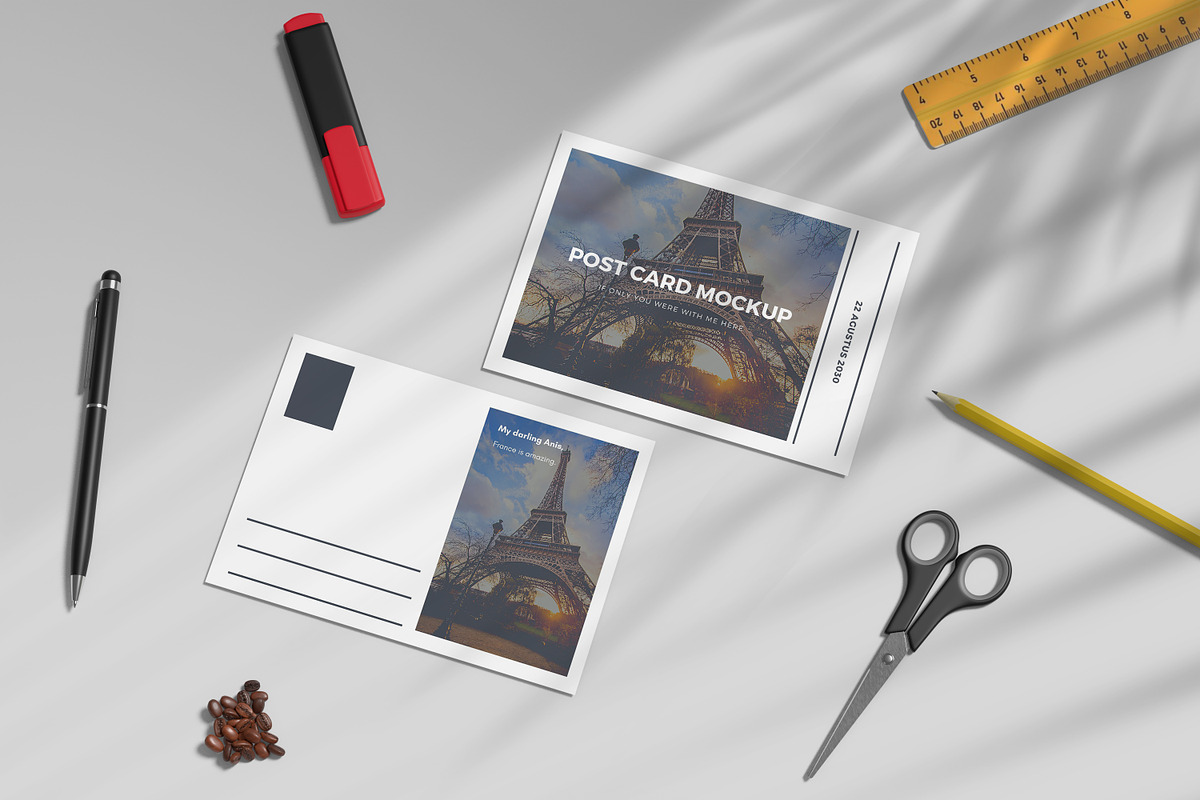 Postcard Mockup, a Print Template by mahremdesign (Photo 10 of 13)