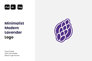 Minimalist Modern Lavender Logo, a Branding & Logo Template by Luxury Logos (Thumbnail 1 of 4)