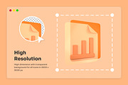 Startup & Investor Pitch 3D Icon Pac, a Finance Illustration by twinstd (Thumbnail 5 of 6)