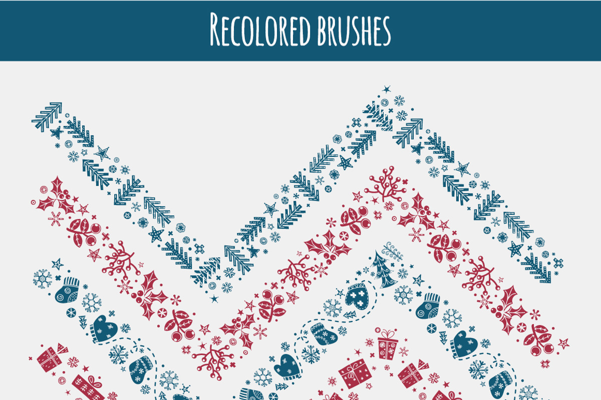 Scandinavian Christmas brushes, a Brush Add-On by ekmelica (Photo 9 of 14)