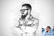 Concept Pencil Sketch Ps Action, an Action Add-On by Studio Retouch (Thumbnail 4 of 12)