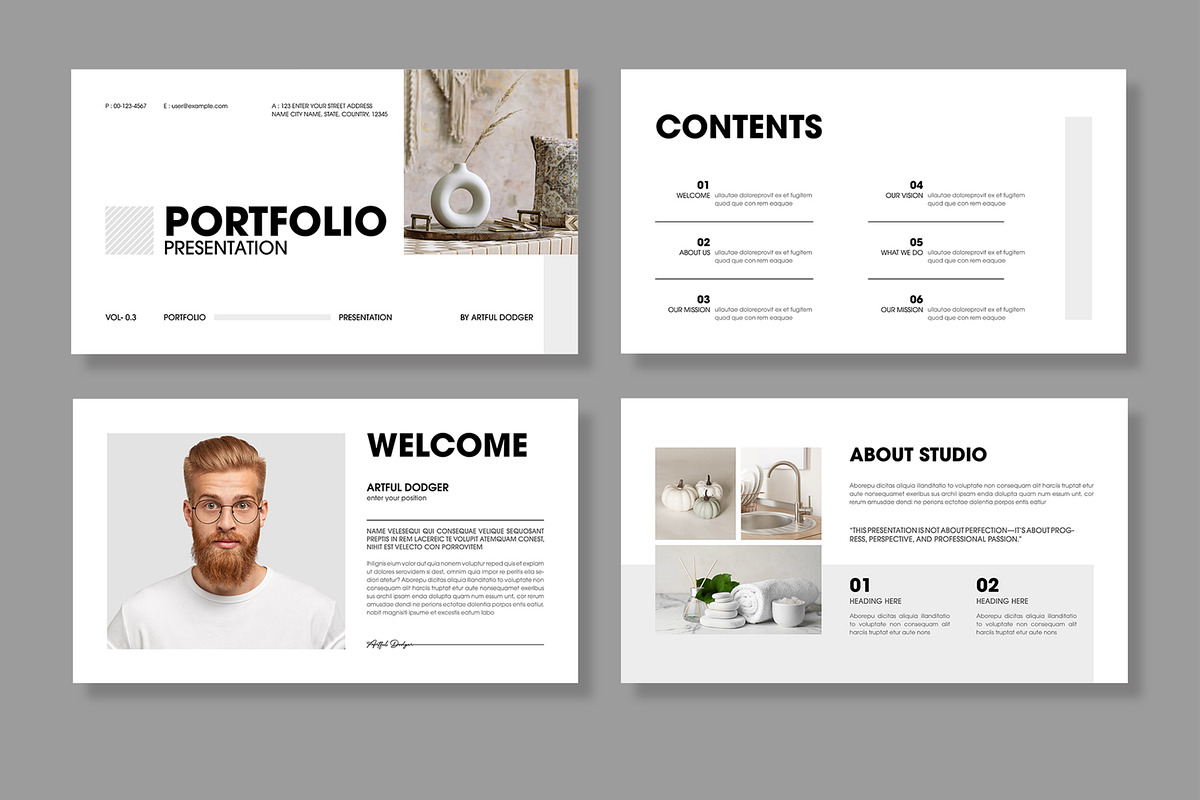 Professional Portfolio Presentation preview 2