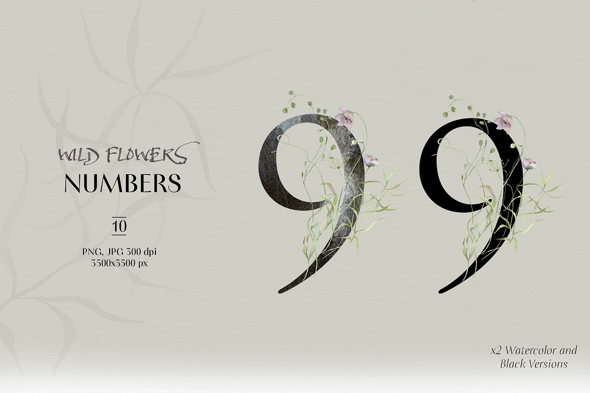 FIELD SYMPHONY- Flowers Collection, a Decorative Illustration by Les Frolova (Photo 14 of 18)