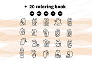 Cute Kawaii Capybara with Food, an Animal Illustration by Palau (Thumbnail 11 of 12)