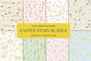 EASTER Seamless Pattern Bundle, a Pattern Graphic by AYAKA Studio Co. (Thumbnail 1 of 13)