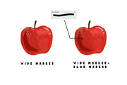 Markers brushes for Procreate, a Brush Add-On by JuliyArt (Thumbnail 6 of 8)