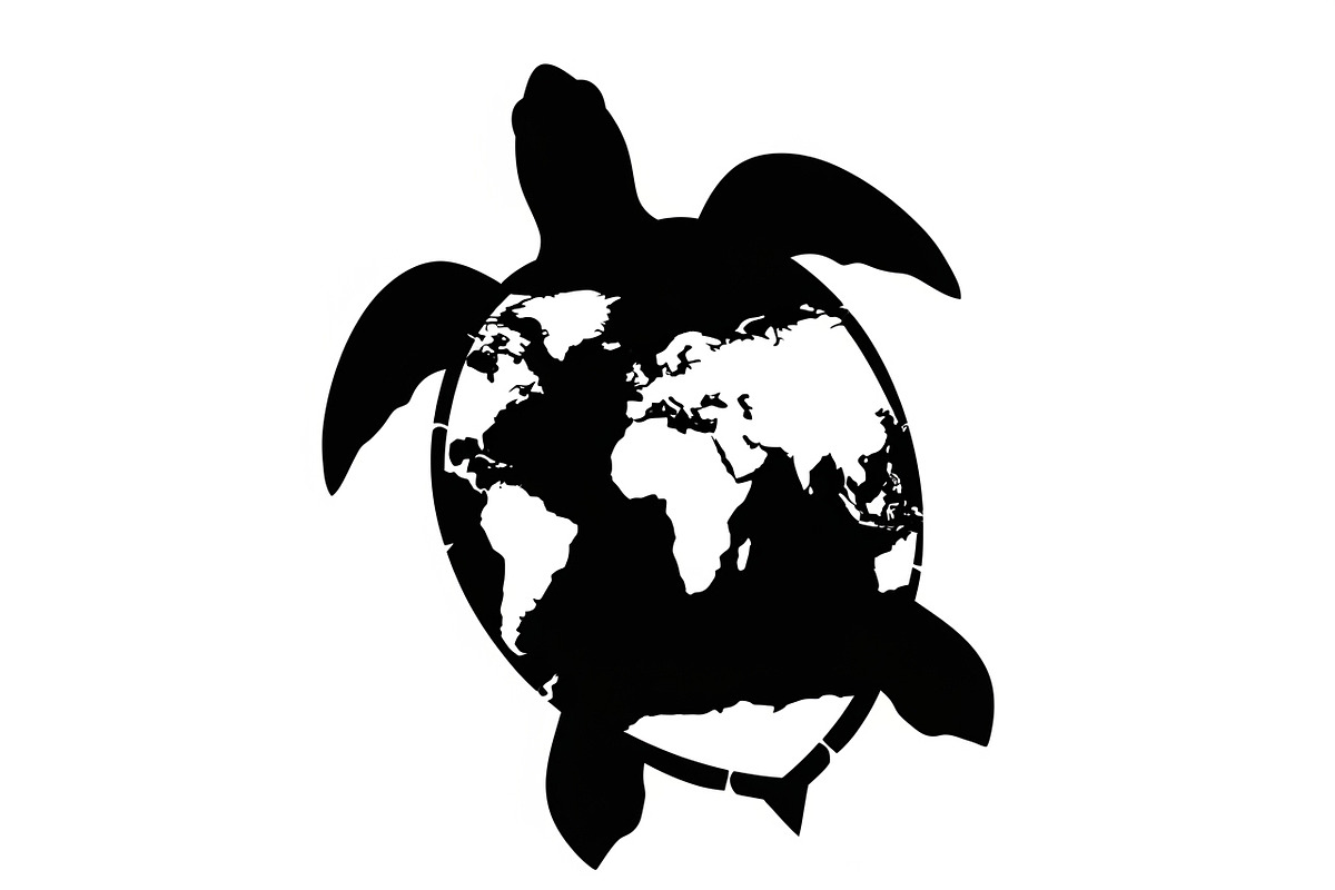 World Map Sea Turtle Bundle, an Illustration by Gaye Art (Photo 25 of 31)
