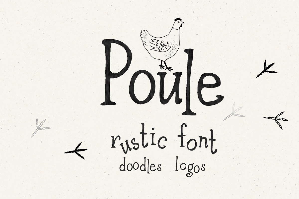 Poule Serif Rustic Font, a Serif Font by LABFcreations (Photo 7 of 16)