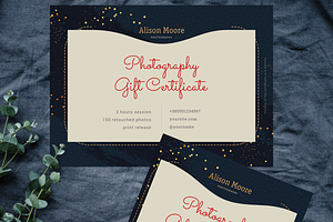 Elegant 8 Styles Gift Certificate