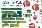 Hand drawn brush stroke textures, a Texture Graphic by Daria Maier (Thumbnail 8 of 10)