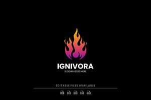 Gradient Modern Flame Logo Design, a Branding & Logo Template by Artnivora.Std