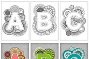 Bright Vector Mandala Fonts, an Illustration by Nataliia Toporovska (Thumbnail 4 of 6)