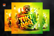 Tiki Bar Flyer, a Flyer Template by MonkeyBOX (Thumbnail 1 of 3)