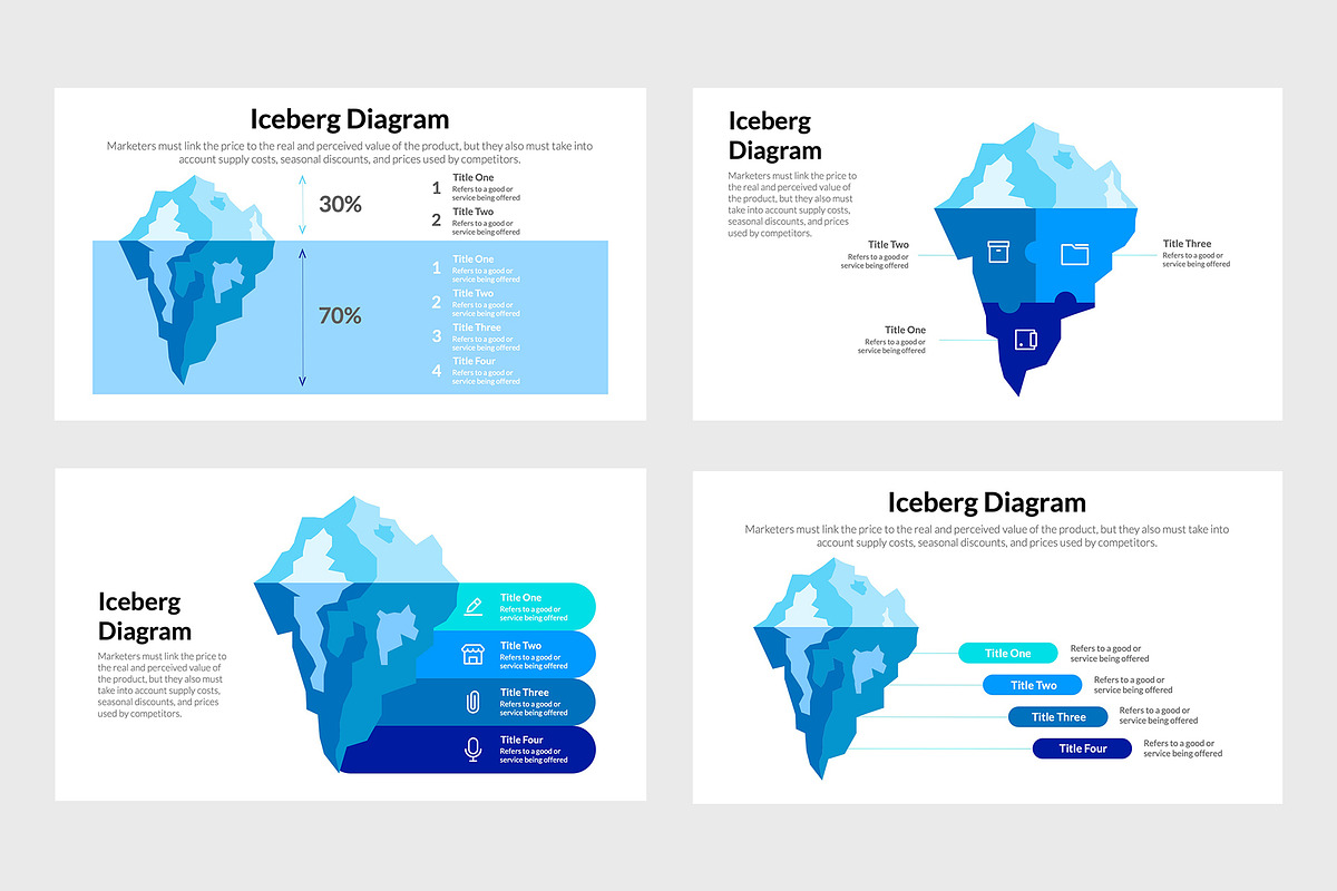 Iceberg Infographics Template, a Presentation Template by slidequest (Photo 2 of 8)