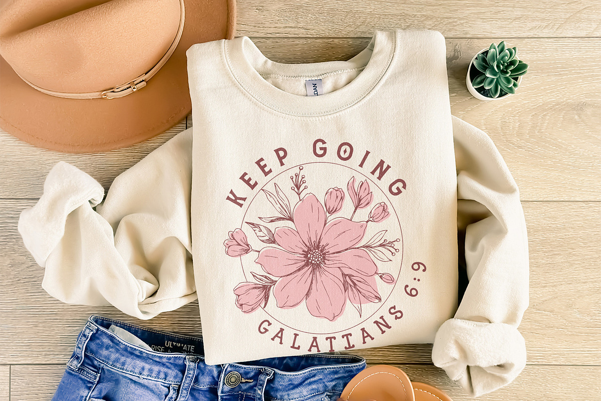 Keep Going PNG, Sublimation Design,, an Illustration by SharpMarketplace (Photo 8 of 9)