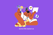 Personal development concept set, a Person Illustration by PaperTrident (Thumbnail 12 of 27)