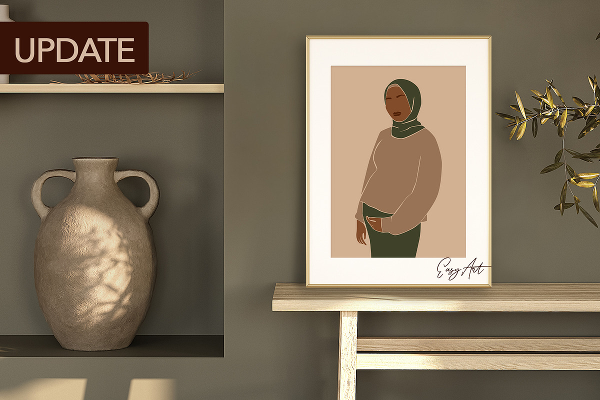 PREGNANT female. Modern art., a Decorative Illustration by EasyArt (Photo 4 of 14)