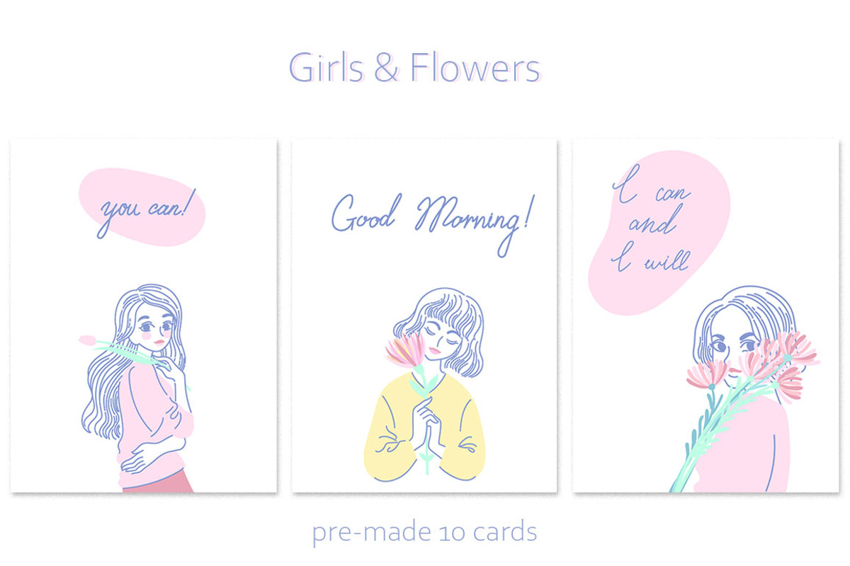 Girls & Flowers, an Object Graphic by Anastasia (Photo 2 of 13)