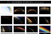 15 Rainbow Photo Overlays JPEG preview 2