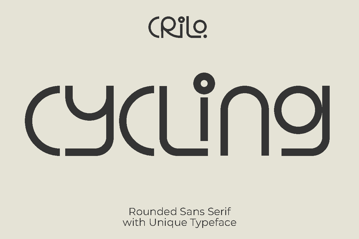 Crilo - Playful Logo Sans, a Sans Serif Font by Pandeka Studio (Photo 9 of 11)