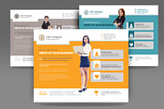Corporate Flyer or Poster Templates, a Flyer Template by Aabhaas (Thumbnail 3 of 4)