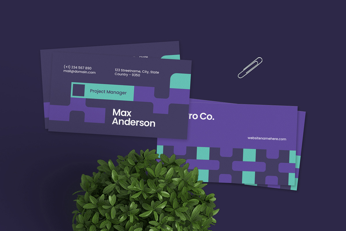 Project Manager - Business Card, a Brochure Template by Izdihaar_Studio (Photo 1 of 3)