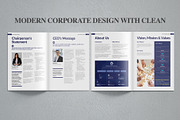 Annual Report Template Canva, a Brochure Template by Oshin Design (Thumbnail 4 of 7)