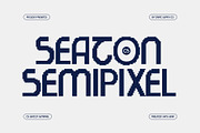 CS Seaton Semipixel, a Sans Serif Font by Craft Supply Co. (Thumbnail 1 of 8)
