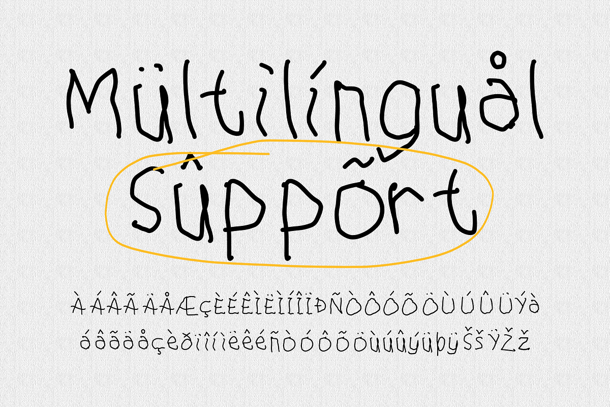 Lefthanded — Messy Handwritten, a Handwritten Font by Typehand Studio (Photo 9 of 10)