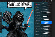 25+ DUNCE Comic Procreate Brushes, a Brush Add-On by Georg's Procreate Brushes (Thumbnail 13 of 15)