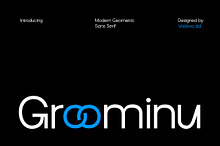 Groominu Geometric Sans Serif Font